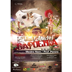Plakat promujący Festival de Capoeira