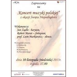 Plakat koncertu IPiUM "Silesia"