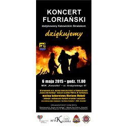 Plakat koncert floriański