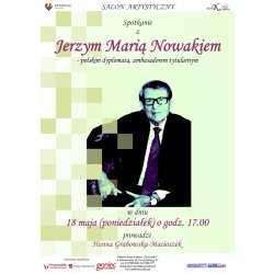Spotkanie z J. Marią Nowakiem plakat