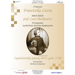 Plakat F. Liszt