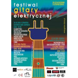Festiwal Gitary Elektrycznej plakat