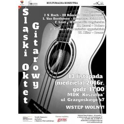 Śląski Oktet Gitarowy plakat