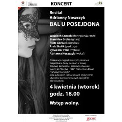 Plakat Recital Adrianny Noszczyk
